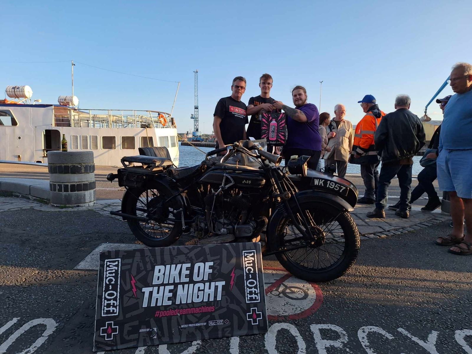 Bike night winner down the quay 